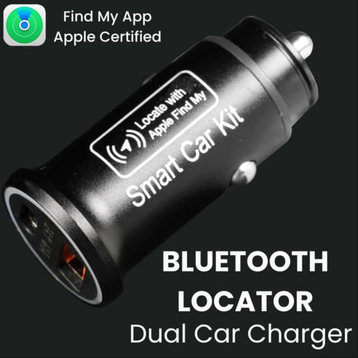 Car Charger with GPS Tracker Dual USB C PD Fast Charging 30W per Port Real Time Location anti Theft Device for Ios Android