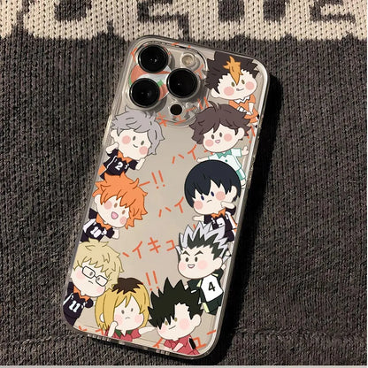2024 New Anime Movie Haikyu Phone Case for Iphone 16 15 14 13 12 11 Mini Pro Max X XR Xsmax 7 8 plus SE20 Transparent Cover